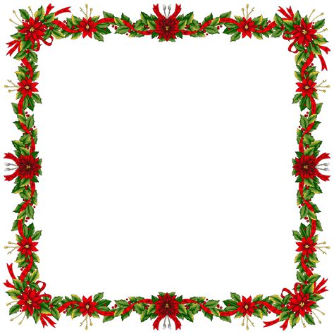 free clipart christmas frames and borders